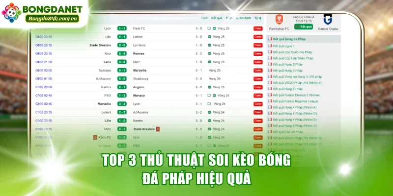 Top 3 thủ thuật soi kèo bóng đá Pháp hiệu quả