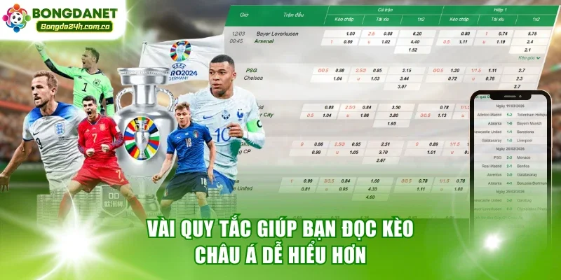 Vài quy tắc giúp bạn đọc kèo châu Á dễ hiểu hơn